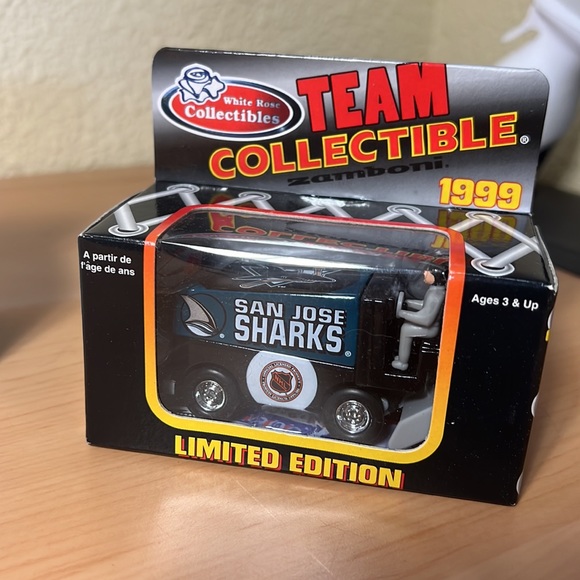 Hockey San Jose Sharks Collectibles 7 pc Bundle Bobblehead Zamboni Semi Truck - Picture 5 of 8